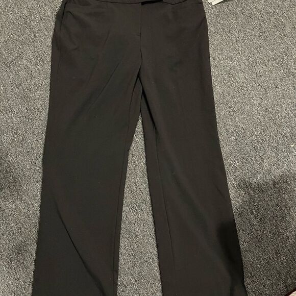 JM Collection Black Tailored Trousers - Picture 1 of 4